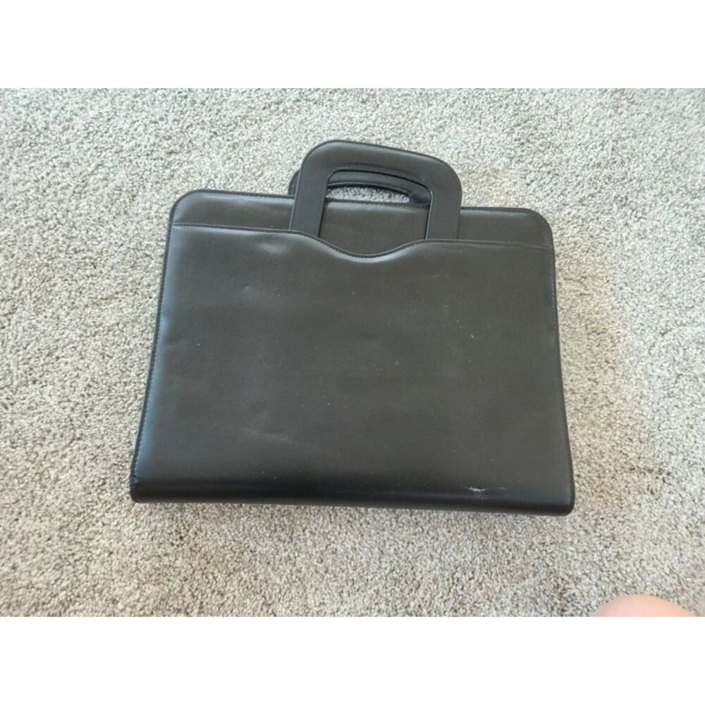 Vintage Day-Timer Style Zippered Organizer Binder Attache Case